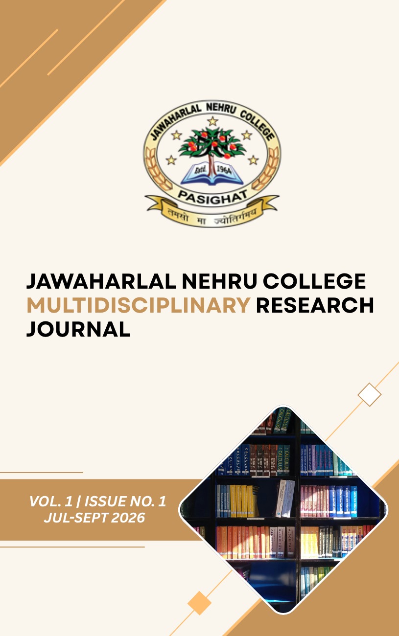 Jawaharlal Nehru College Multidisciplinary  Research Journal  