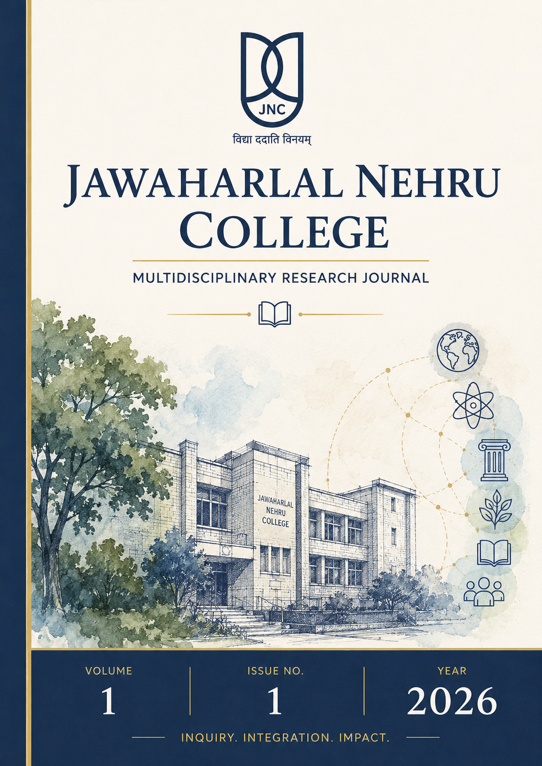 Jawaharlal Nehru College multidisciplinary  research Journal  